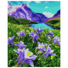 Алмазная мозаика Paintboy GF 4262 Горные цветы 40*50