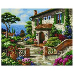 Алмазная мозаика Paintboy 3870 Летняя резиденция 40x50см