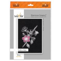 Набор для создания картины из шерсти, WA-0145 "Woolla in Black Яблоня"