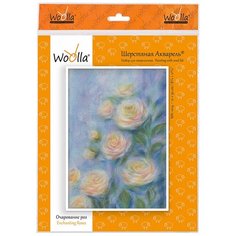 Набор для создания картины из шерсти, WA-0114, "Очарование роз" Woolla