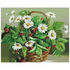 Алмазная мозаика Paintboy Букет ромашек 40х50 см