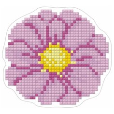 Алмазная мозаика ФРЕЯ магнит "Цветочек" 9 x 8 см