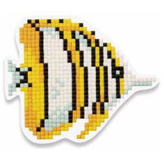 Алмазная мозаика фрея магнит "Рыбка" 7.5 x 9 см