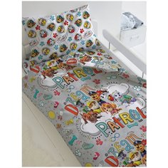 Комплект постельного белья 1,5 хлопок Щенячий патруль (50х70) рис. 16013-1/16014-1 Патруль мечты Непоседа