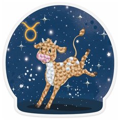 Алмазная мозаика ФРЕЯ магнит "Знаки зодиака. Телец" 9 x 9 см