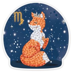 Алмазная мозаика ФРЕЯ магнит "Знаки зодиака. Дева" 9 x 9 см