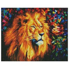 Алмазная мозаика Paintboy Царь зверей 40х50 см
