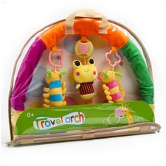 Дуга игровая музыкальная на коляску/кроватку «Гусенички», 3 игрушки 4346699 Сима ленд