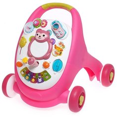 Каталка-ходунки «Мой малыш», световые и звуковые эффекты, цвет розовый Сима ленд