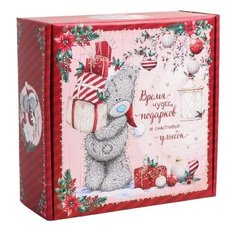 Коробка подарочная складная "Happy new year", Me To You, 23,5 x 25 x 10,5 см