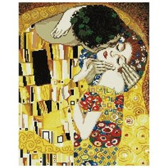 Алмазная мозаика Paintboy Original GF 1172 Поцелуй Густава Климта 40х50см