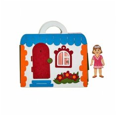Развивающая игра из фетра Сумка-игралка "Кукольный домик" Smile Decor