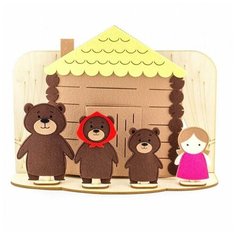 Настольный театр Три медведя (полный набор) Woodland