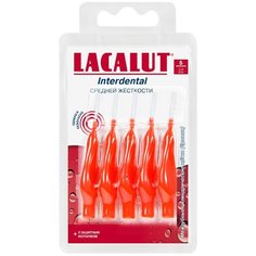 Зубной ершик LACALUT Interdental S, красный, 5 шт.