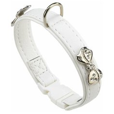 Ошейник Ferplast Joy (C15/28), обхват шеи 28 см белый