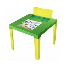 Стол детский "Аладдин" желто-зеленый Elfplast