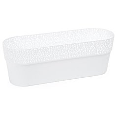 Кашпо rosa 38см белый овал Lamela