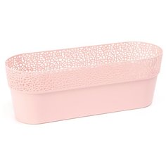 Кашпо rosa 30см розовый овал Lamela