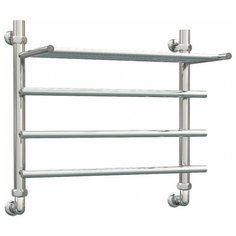 Водяной полотенцесушитель Роснерж Нео 1 L106100 50x40 с полкой