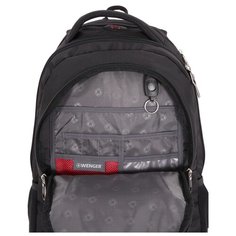 Рюкзак WENGER Rad, 15”, черный/красный, полиэстер, 35х20х47 см, 33 л