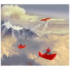 Супермоющиеся антивандальные фотообои Антимаркер, "В погоне за ветром", 6-A-6013, 300х270 см