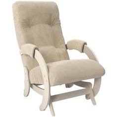 Кресло-качалка глайдер Модель 68 Дуб шампань, ткань Verona Vanilla Komfort