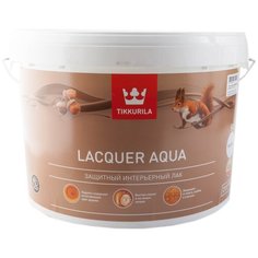 Лак Tikkurila Euro Lacquer Aqua матовый полиакриловый бесцветный 9 л