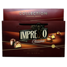 Подарочный набор конфет IMPRESSO Премиум "Спартак" (Коричневый) 424 г * 1
