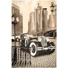 Фотообои (Панно) COLOR "Ретро", K-210, 100х300 см