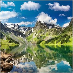 Фотообои (Панно) COLOR "Горный Пейзаж", K-302, 300х300 см