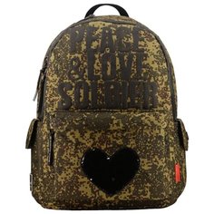 Рюкзак молодежный Bruno Visconti Камуфляж, Peace Love