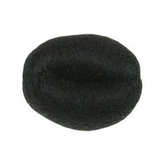 Валик для прически DEWAL, искусственный волос+сетка,черный d14см DEWAL MR-HO-5141Black