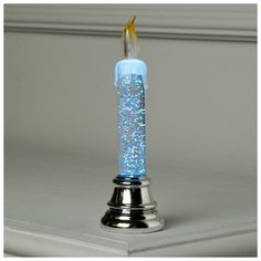 Фигурка Luazon Lighting Свеча на ветру 17 см серебристый