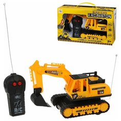 Экскаватор р/у Наша Игрушка 2 канала, коробка (168-1)