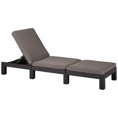 Шезлонг Daytona (коричневый) Allibert