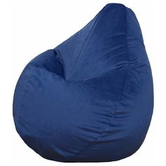 Кресло МИНИ Мустанг синий Kreslo Puff