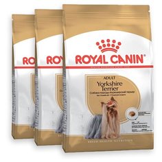 Сухой корм для собак Royal Canin породы Йоркширский терьер, для здоровья кожи и шерсти 3 шт. х 1.5 кг