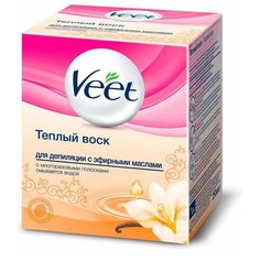 Veet Тёплый воск с эфирными маслами в банке 250 мл