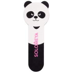 Solomeya Пилка полировочная "Маленькая панда", 400/3000 грит белый/черный