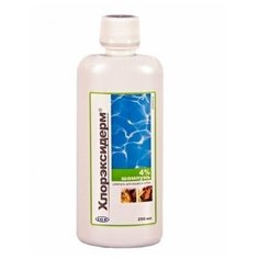 Шампунь Хлорэксидерм для собак и кошек с хлоргексидином 4%, 250 мл ICF