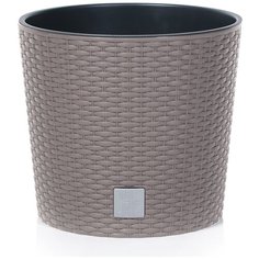 Кашпо для цветов RATO ROUND DRTUS300L-7529U мокко 2 предмета 15 и 15,3л Prosperplast