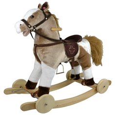 Качалка Pituso Лошадка Fandango GS2057W серый, белый