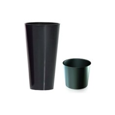 Кашпо для цветов Prosperplast "Tubus Slim Shine", арт. DTUS300S-S433 (15 и 27 л)