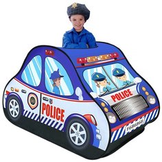 Палатка Pituso Полицейская машина, синий/белый
