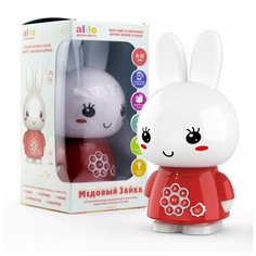 Музыкальная обучающая игрушка Медовый зайка Alilo G6+ с функцией Bluetooth колонки красный