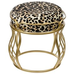 Пуф Leopard 35х35х34см ГЛАСАР
