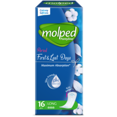 Ежедневные прокладки First&Last Days, 16 шт/уп, Molped