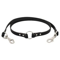 Поводок-сворка для собак ZOOEXPRESS 1сл 16мм 60см черный