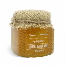 Мед натуральный с женьшенем 350 гр. Травы Кавказа