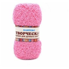 Пряжа Камтекс Творческая 100гр. 270м. (100%хлопок) (056 розовый) 5 шт
